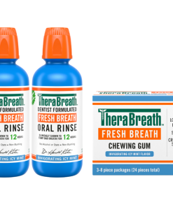Stay Icy Bundle: 2 Mouthwash & 1 Pack Gum in Invigorating Icy Mint