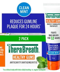 TheraBreath Healthy Gums Toothpaste, Helps Fight Gingivitis, Clean Mint