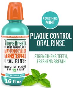 Plaque Control Pre-Brush Oral Rinse - Refreshing Mint Flavor